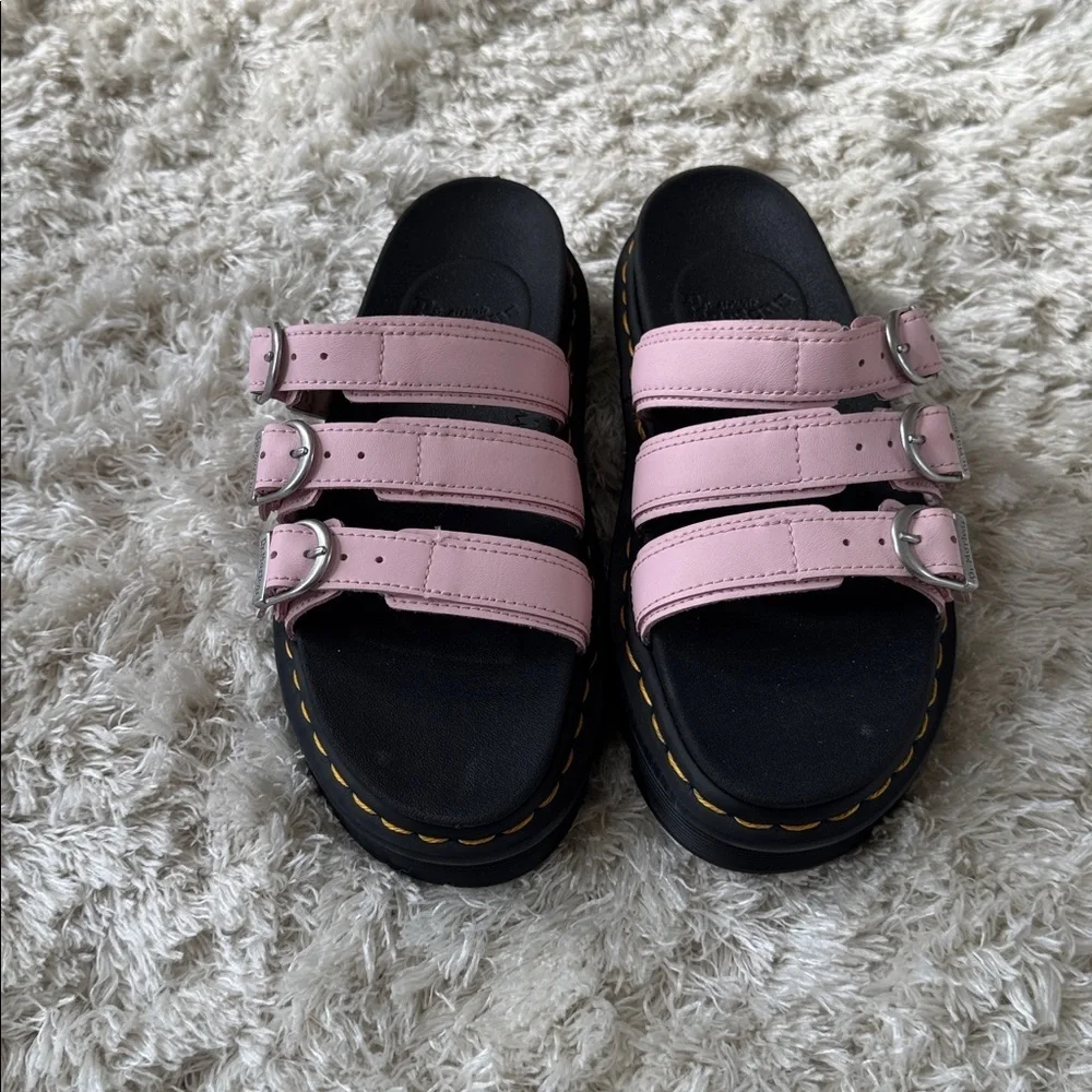 Doc Martens Pink Triple Strap Sandals size 6 -New - Picture 6 of 9